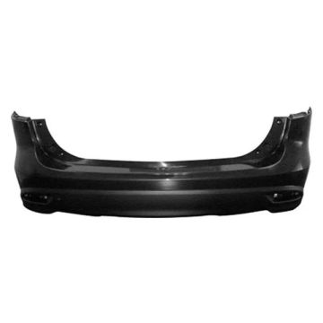 Bumper Cover Rear w/Textured Lower w/o Parking Sensor Primed for Mazda 5 2012-2017