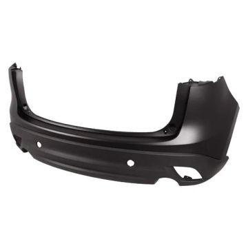 Bumper Cover Rear w/o Park Assist Textured Lower Primed CAPA for Mazda CX-5 2013-2016
