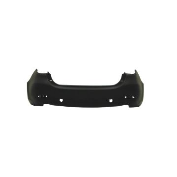 Bumper Cover Rear Dual Exhaust Cutout Primed CAPA for Mazda 6 2014-2017