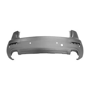 Bumper Cover Rear w/Parking Sensors Primed CAPA for Mazda CX-9 2013-2015