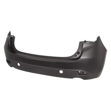 Bumper Cover Rear Primed CAPA for Mazda 3 Hatchback 2014-2016
