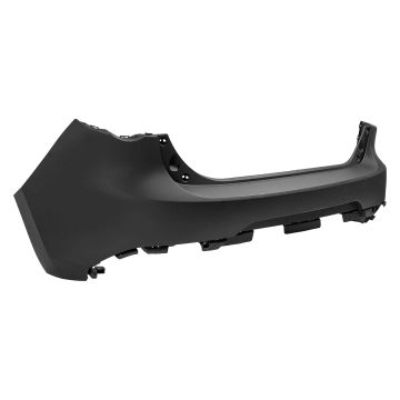 Bumper Cover Rear w/o Parking Sensors Primed CAPA for Mazda 3 Hatchback 2019-2021