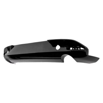 Bumper Cover Rear Lower w/o Parking Sensors Gloss Black for Mazda 3 Hatchback 2019-2024