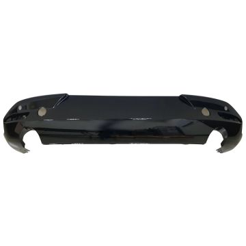 Bumper Cover Rear Lower w/Parking Sensors Gloss Black CAPA for Mazda 3 Hatchback 2019-2024