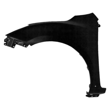 Fender Front Left w/o Stone Guard w/o Side Signal Lamps w/Molding Hole for Mazda 3 Hatchback 2010-2013
