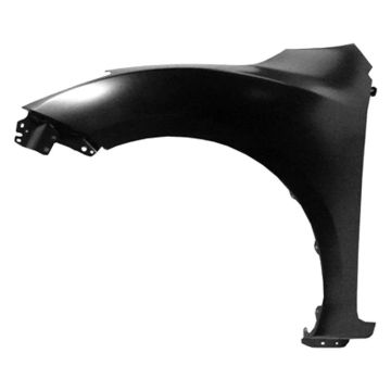Fender Front Left w/Stone Guard w/o Side Signal Lamps w/o Molding Hole for Mazda 3 Sedan 2010-2013
