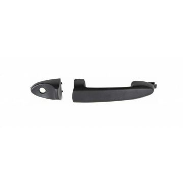 Exterior Door Handle Front Left Lever & Cap Assembly w/Key Hole Black for Mazda Tribute 2008-2011
