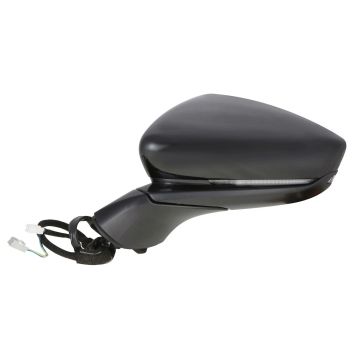 Door Mirror Left Non-Heated w/Signal Lamp w/Memory w/BSD w/Cover for Mazda 3 Hatchback 2019-2024