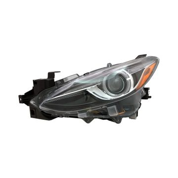 Headlight Assembly Composite Left HID w/o Auto Level Control for Mazda 3 2014-2018