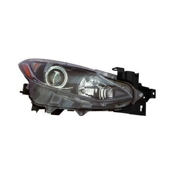 Headlight Assembly Composite Right Halogen for Mazda 3 2014-2016