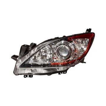 Headlight Lens Housing Left Halogen for Mazda 3 2010-2013