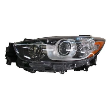 Headlight Lens Housing Left HID CAPA for Mazda CX-5 2013-2015