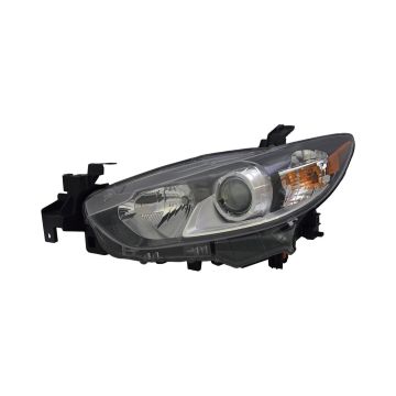Headlight Lens Housing Left Halogen CAPA for Mazda 6 Sedan 2014-2020