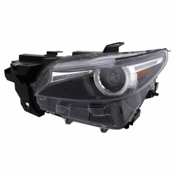 Headlight Lens Housing Left LED w/Adaptive Headlamps for Mazda CX-9 2016-2021
