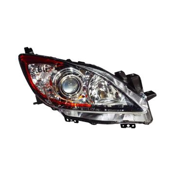 Headlight Lens Housing Right Halogen for Mazda 3 2010-2013