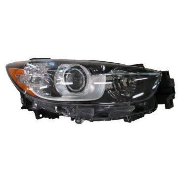 Headlight Lens Housing Right HID CAPA for Mazda CX-5 2013-2015