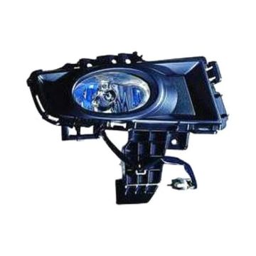 Fog Light Assembly Right Factory Installed Chrome CAPA for Mazda 3 Sedan 2007-2009