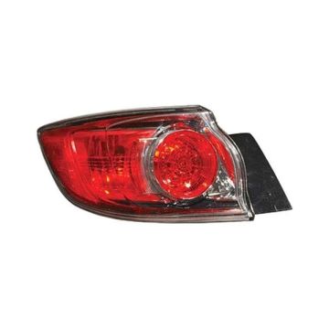 Tail Light Assembly Left Standard Type for Mazda 3 Hatchback 2010-2013