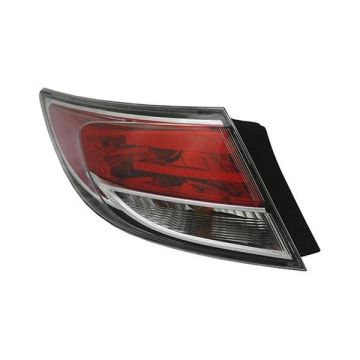 Tail Light Assembly Left Outer Bulb Type CAPA for Mazda 6 2009-2013