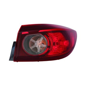 Tail Light Assembly Right Outer Bulb Type Japan Built for Mazda 3 Sedan 2014-2018