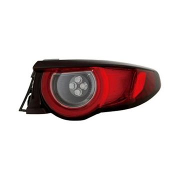 Tail Light Assembly Right Outer w/Signature Lighting for Mazda 3 Hatchback 2019-2021