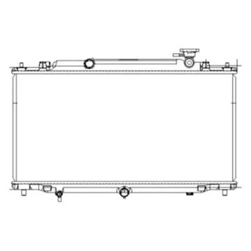 Radiator To 1-1-14 for Mazda 6 2014