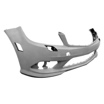 Bumper Cover Front W204 w/AMG Styling Pkg w/Headlamp Washers w/o Parktronic Primed for Mercedes-Benz C230 C250 C300 C350