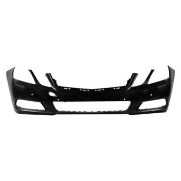 Bumper Cover Front W212/S212 w/o AMG Styling Pkg w/o Headlamp Washer w/Parktronic Primed for Mercedes-Benz E350 E400 E550
