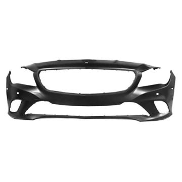 Bumper Cover Front C117 w/o AMG Styling w/Parktronic w/o Active Park w/o Headlamp Wshr Primed for Mercedes-Benz CLA250 2014-2016