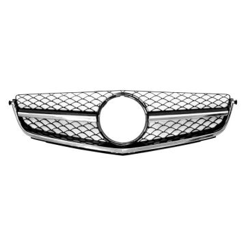 Grille Assembly W204 w/o Distronic Cruise Control w/o Emblem for Mercedes-Benz C63 AMG 2012-2014