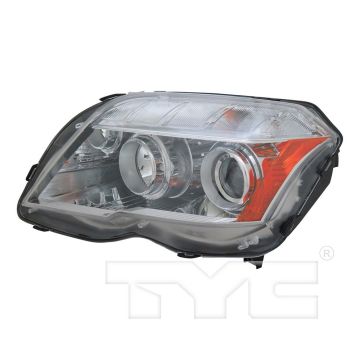Headlight Assembly Composite Left X204 Halogen CAPA for Mercedes-Benz GLK350 2010-2012