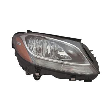 Headlight Assembly Composite Right W205 Halogen for Mercedes-Benz C300 C400 C63 AMG