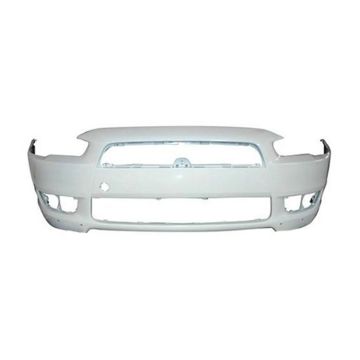 Bumper Cover Front w/Air Dam Holes Primed CAPA for Mitsubishi Lancer GTS Special Edition SE GTS Sportback SE Sportback SE Limited Edition SE Limited Edition Sportback 2008-2015