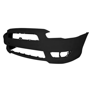 Bumper Cover Front w/o Air Dam Holes Primed for Mitsubishi Lancer ES DE ES Sportback 2008-2015
