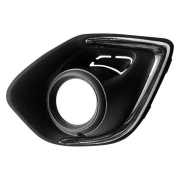 Bumper Insert Front Left Fog Lamp Bezel Chrome for Mitsubishi Outlander Sport RVR