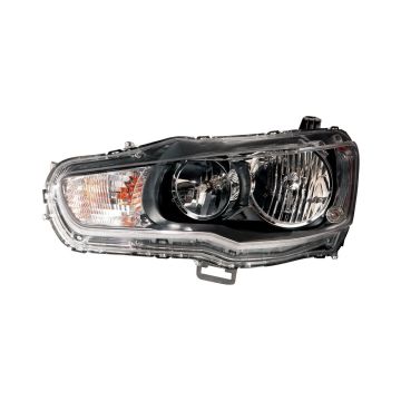 Headlight Assembly Composite Left From 11-2-08 Halogen for Mitsubishi Lancer 2009-2017