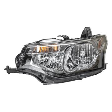 Headlight Assembly Composite Left Halogen CAPA for Mitsubishi Outlander 2014-2015