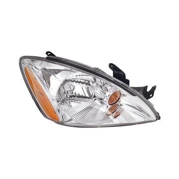 Headlight Assembly Composite Right Chrome for Mitsubishi Lancer Wagon Sportback Ralliart Sportback 2004