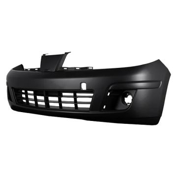 Bumper Cover Front w/o Sport Pkg w/Tie Down Hole Primed CAPA for Nissan Versa Sedan Hatchback 2007-2012