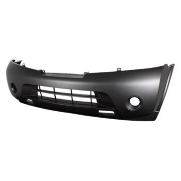 Bumper Cover Front w/o Park Distance Sensors Primed CAPA for Nissan Armada 2008-2015