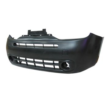 Bumper Cover Front Primed CAPA for Nissan Cube S SL Base 2009-2014