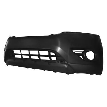Bumper Cover Front w/Parking Sensors w/o Trailer Tow Pkg Smooth Upper Textured Lower Primed CAPA for Nissan Pathfinder 2013-2016