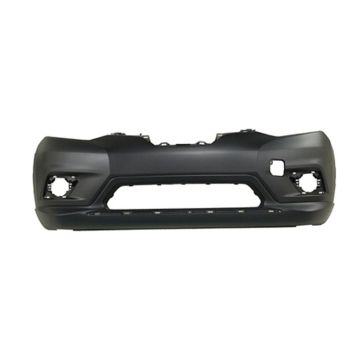Bumper Cover Front Primed CAPA for Nissan Rogue 2014-2016