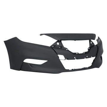 Bumper Cover Front w/o Park Distance Sensors Primed for Nissan Maxima S 2016-2018