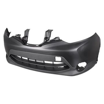 Bumper Cover Front w/Textured Lower Primed CAPA for Nissan Qashqai Rogue Sport
