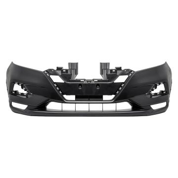 Bumper Cover Front w/Textured Lower Primed for Nissan Rogue Sport 2020-2022