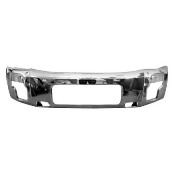 Bumper Face Bar Front w/o Sport Appearance Pkg Chrome Bright for Nissan Armada Pathfinder Armada TITAN
