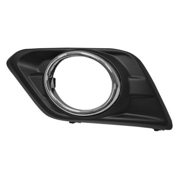 Bumper Insert Front Left Fog Lamp Bezel w/Fog Lamps for Nissan Rogue 2014-2016