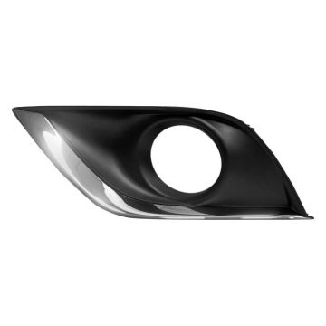 Bumper Insert Front Left Fog Lamp Bezel w/Fog Lamps for Nissan Versa 2015-2018