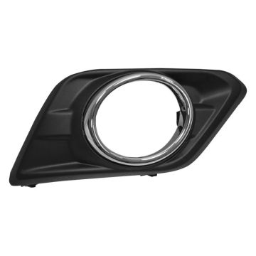 Bumper Insert Front Right Fog Lamp Bezel w/Fog Lamps for Nissan Rogue 2014-2016